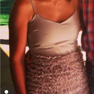 Ruffled Strappy Dress